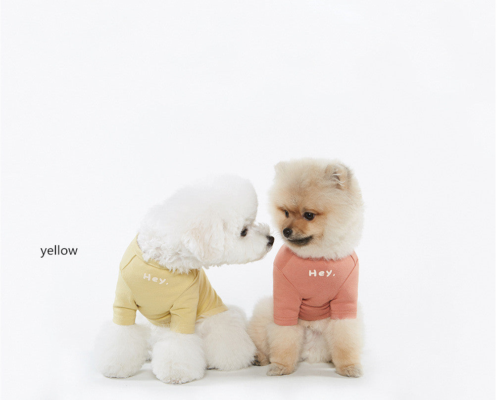 Casual Simple Printed T-Shirt for Pets Pi-Mart