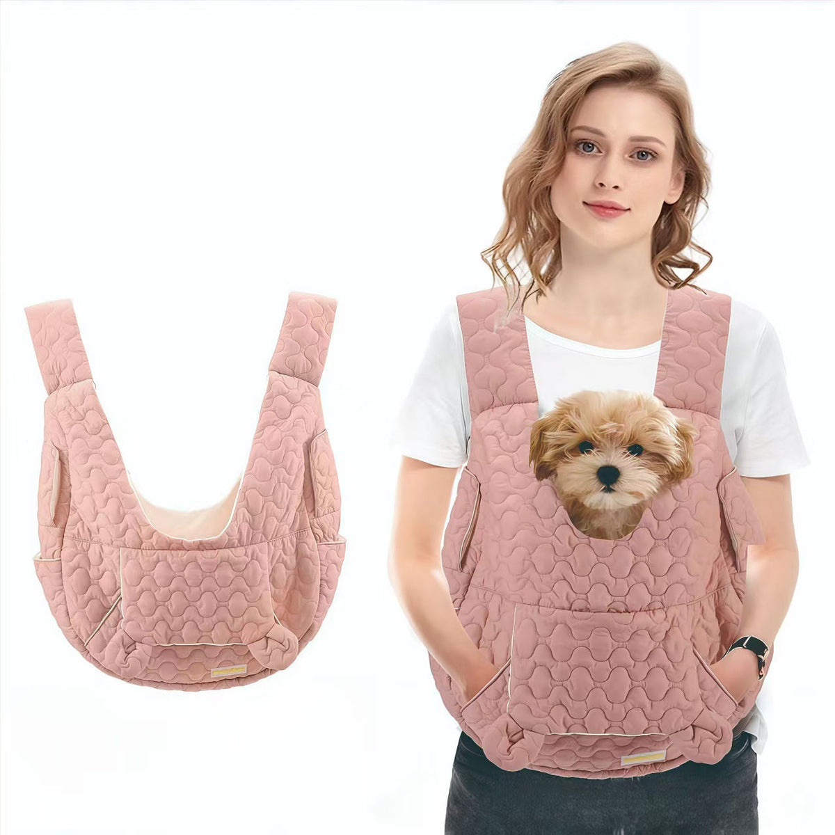 Portable PET Chest Bag Large Capacity Breathable Pets Fashion