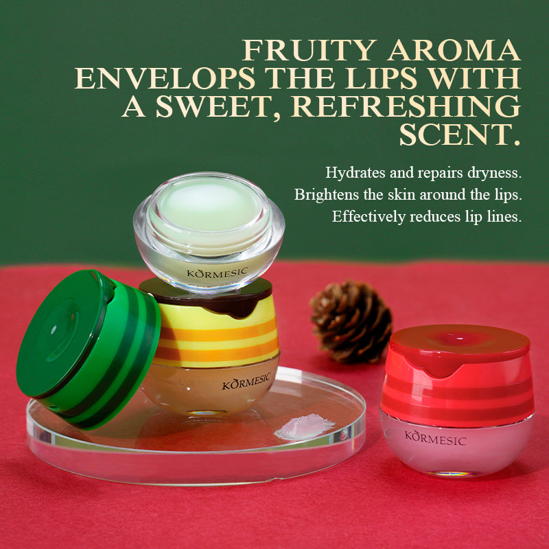 KORMESIC Christmas Moisturising Avocado Lip Balm For Foreign Trade 5.5g Tri Light Beauty