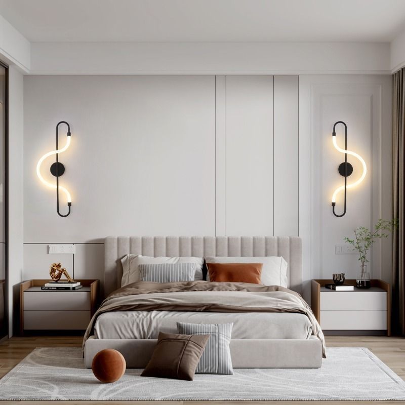 Living Room Background Bedroom Bedside Creative Wall Lamp PearlNestDecor.com
