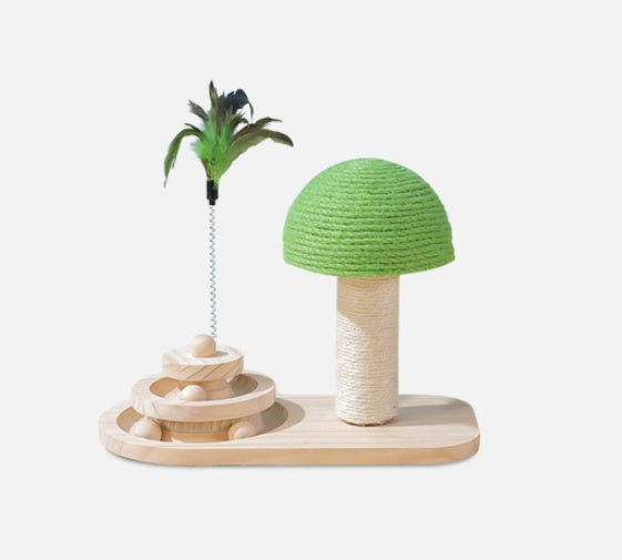 Pet Cat Tree Toys Cat Scratch Post Pet Furniture Scratching Post Cats Claw Scratcher Double Sisal Balls Cat Accessories Pets Fashion