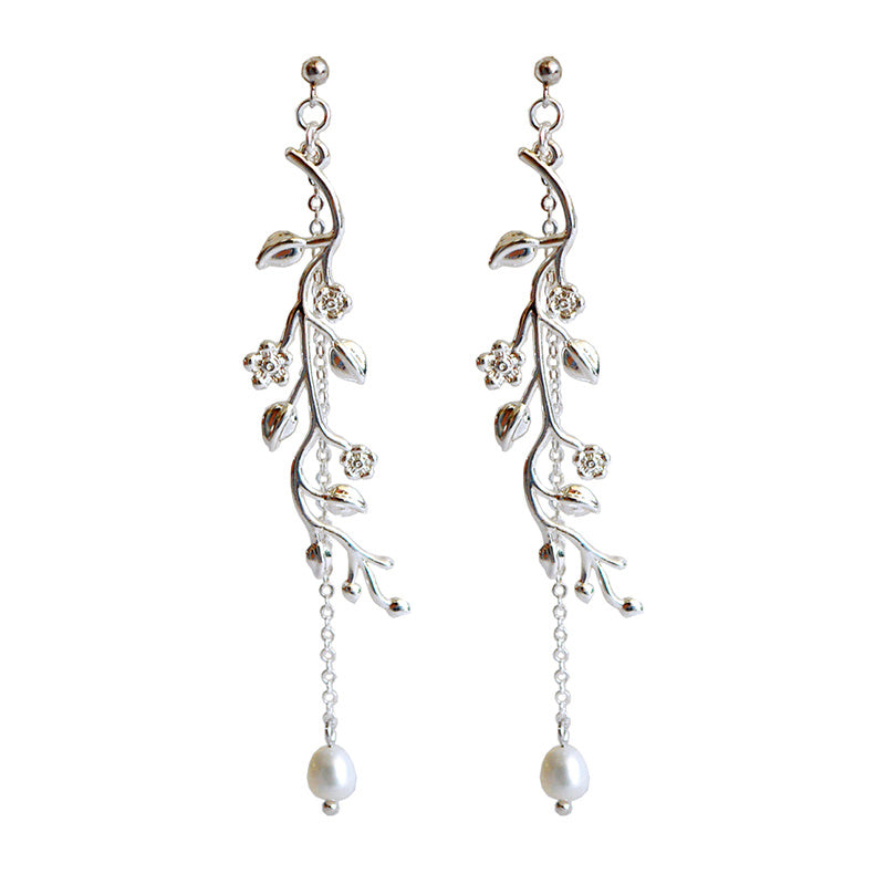 Design Sense Super Immortal Style Pearl Earrings
