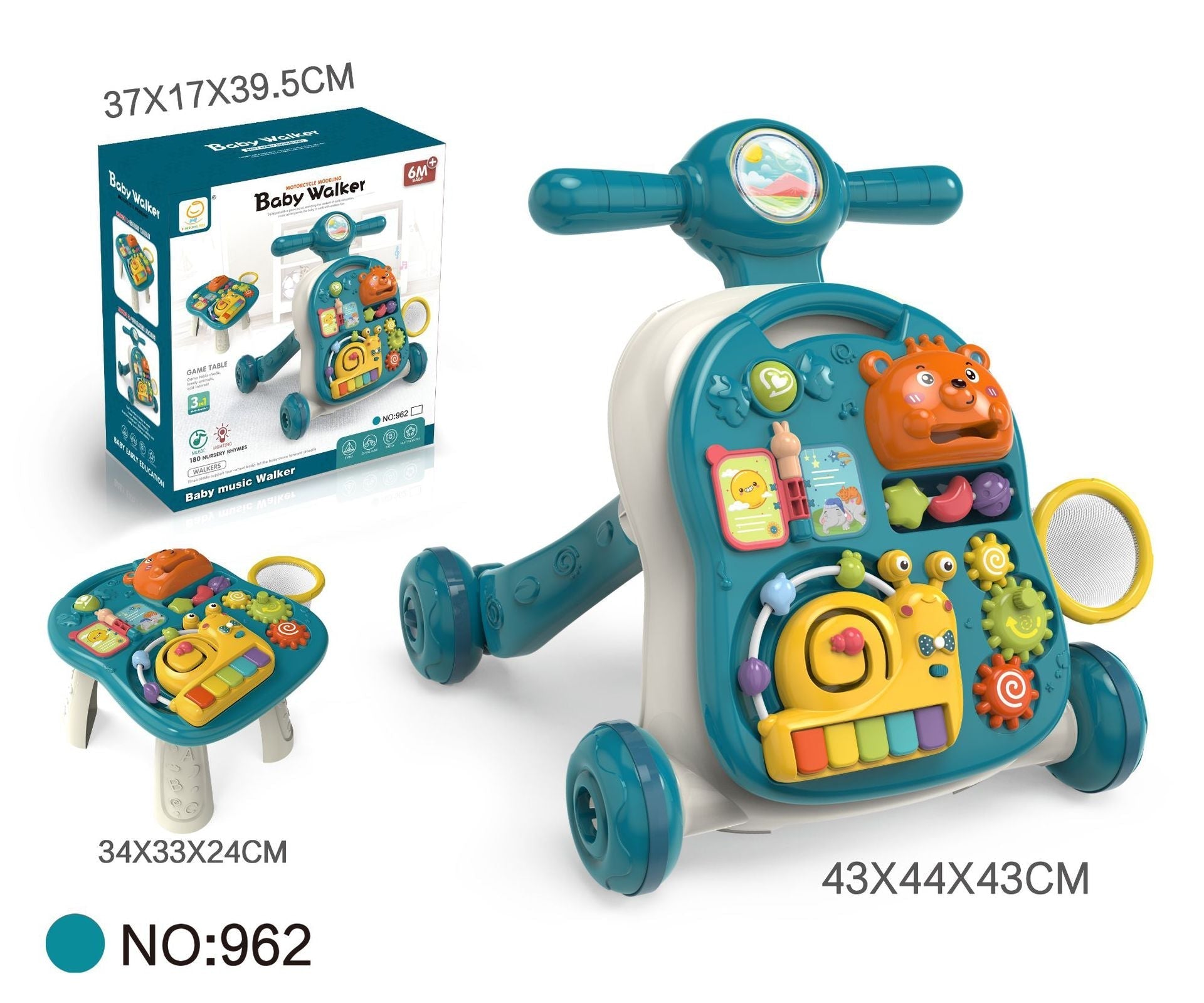Multifunctional Baby Walker Toy with Music LuxuryLifeWay Online Store
