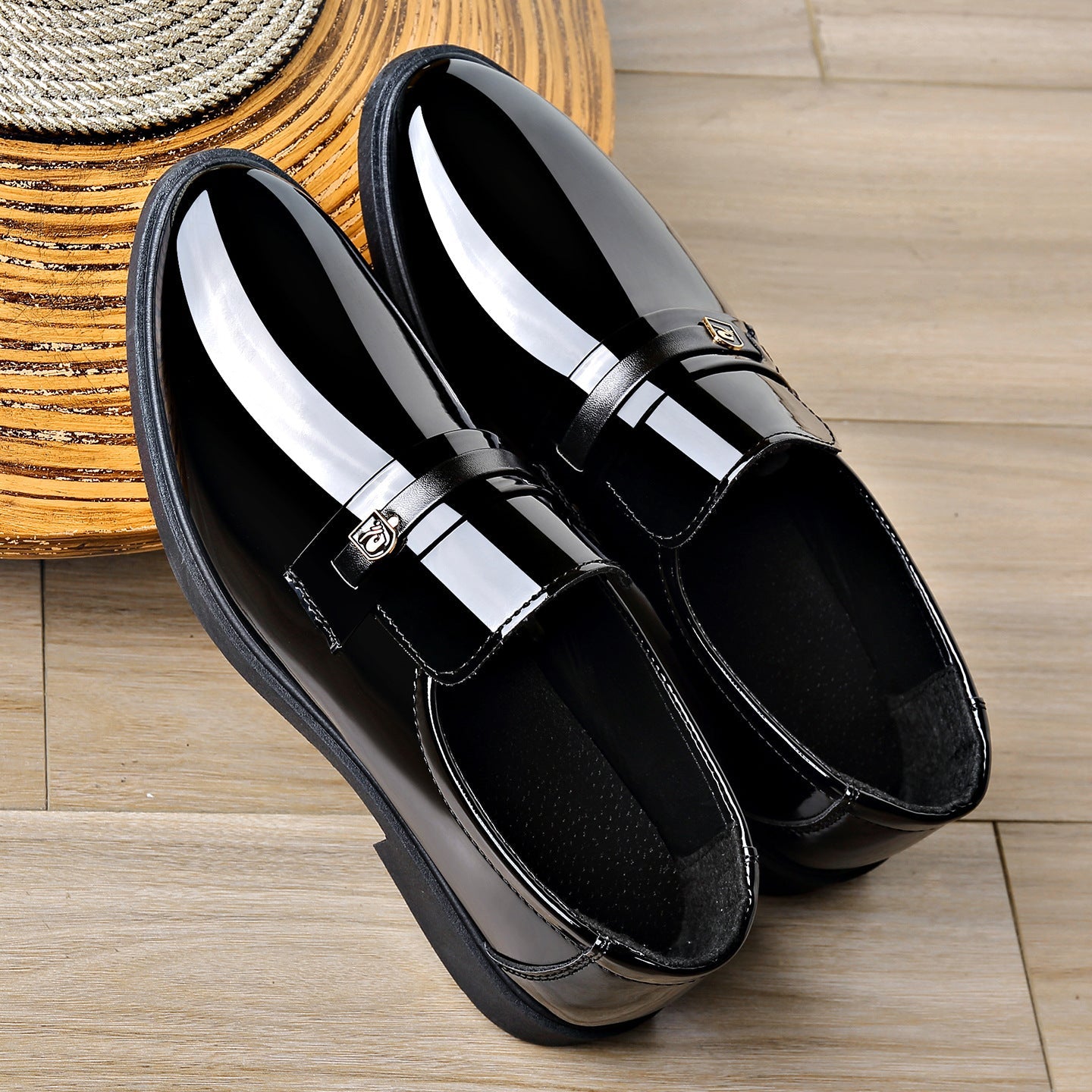 Dress Leather Shoes With A Mirror Like Slip On Design Best YouTube Store