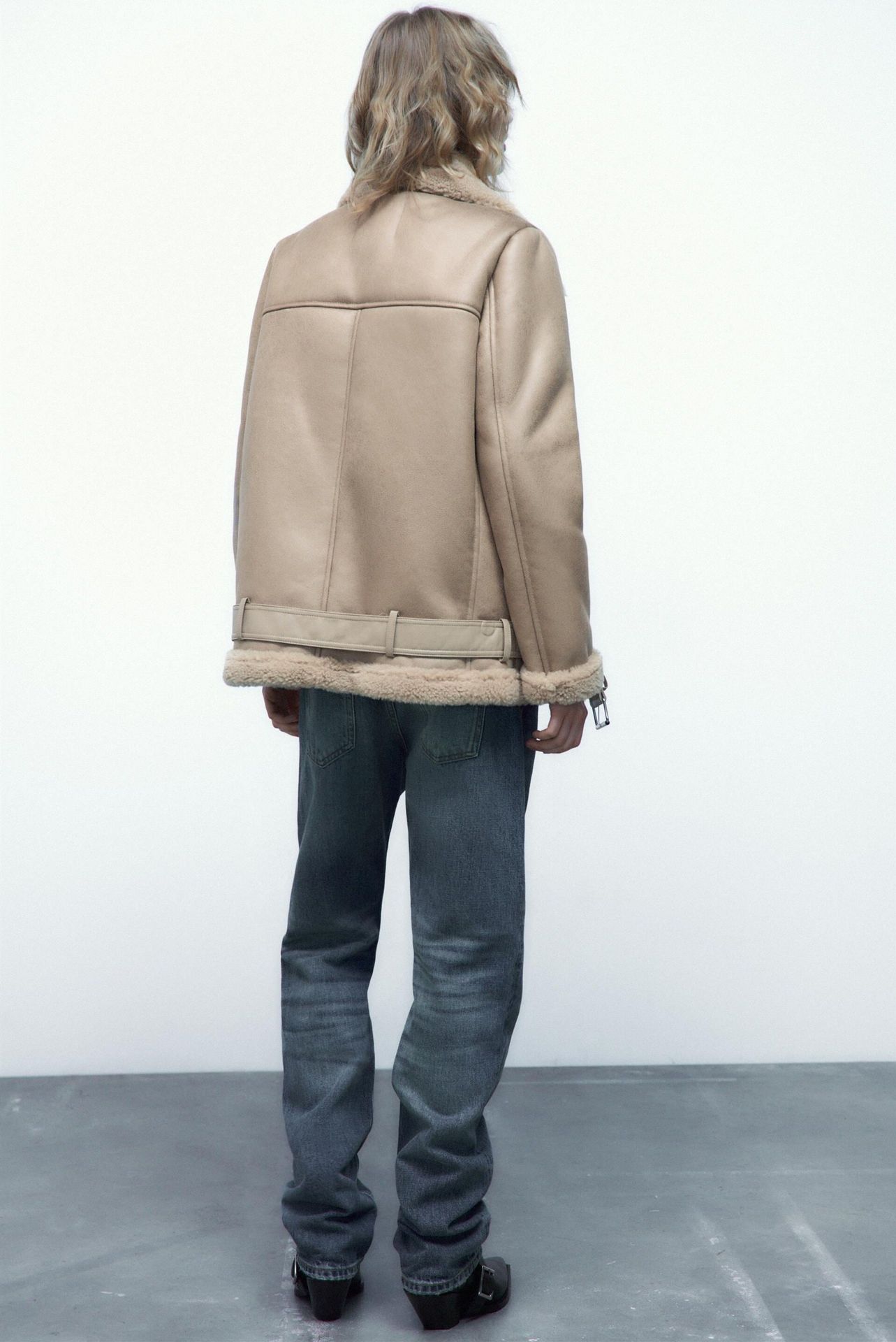 Women's Double-sided Suede Motorcycle Jacket LadyShow.Store