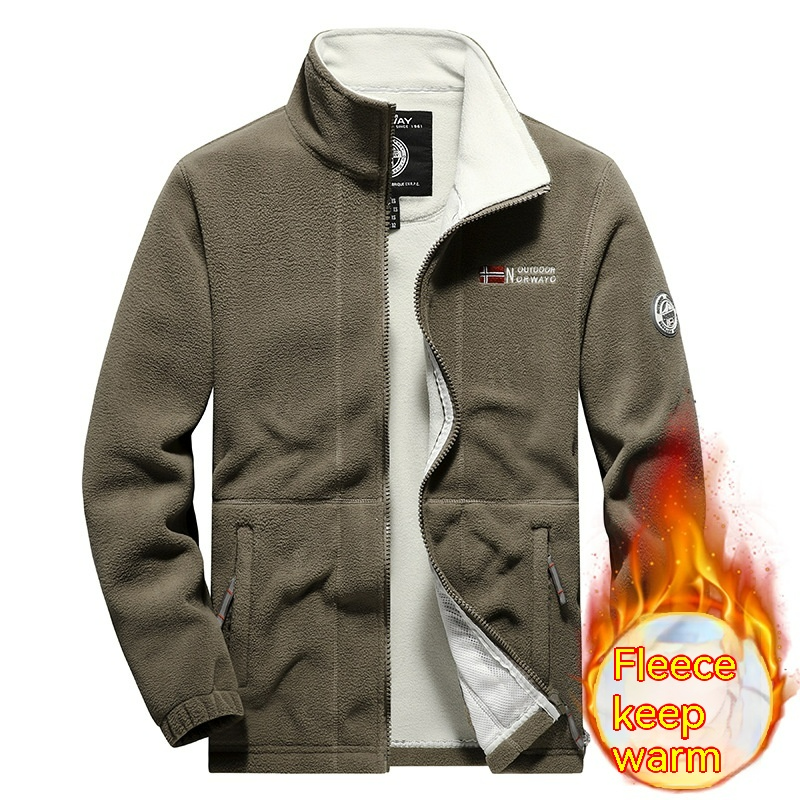 Men’s Double Layered Fleece Jacket Best YouTube Store