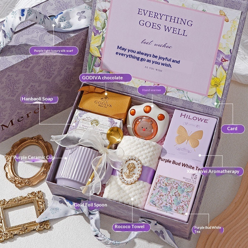 International Women's Day Gift Goddess Bridesmaid Wedding High-end Practical Birthday Gift Box Wedding Guest Gift LuxuryLifeWay Online Store