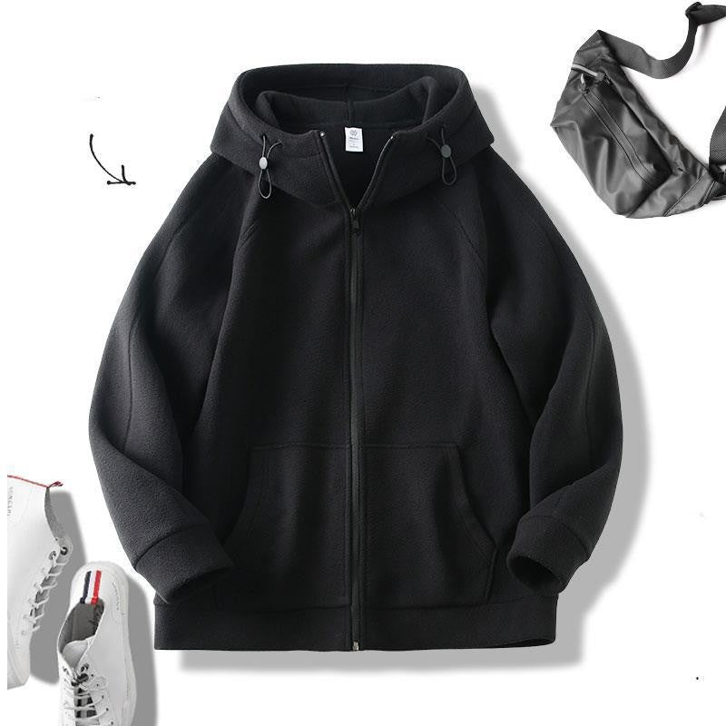 Single-layer Fleece-lined Thickened Men's Clothing Jacket Best YouTube Store