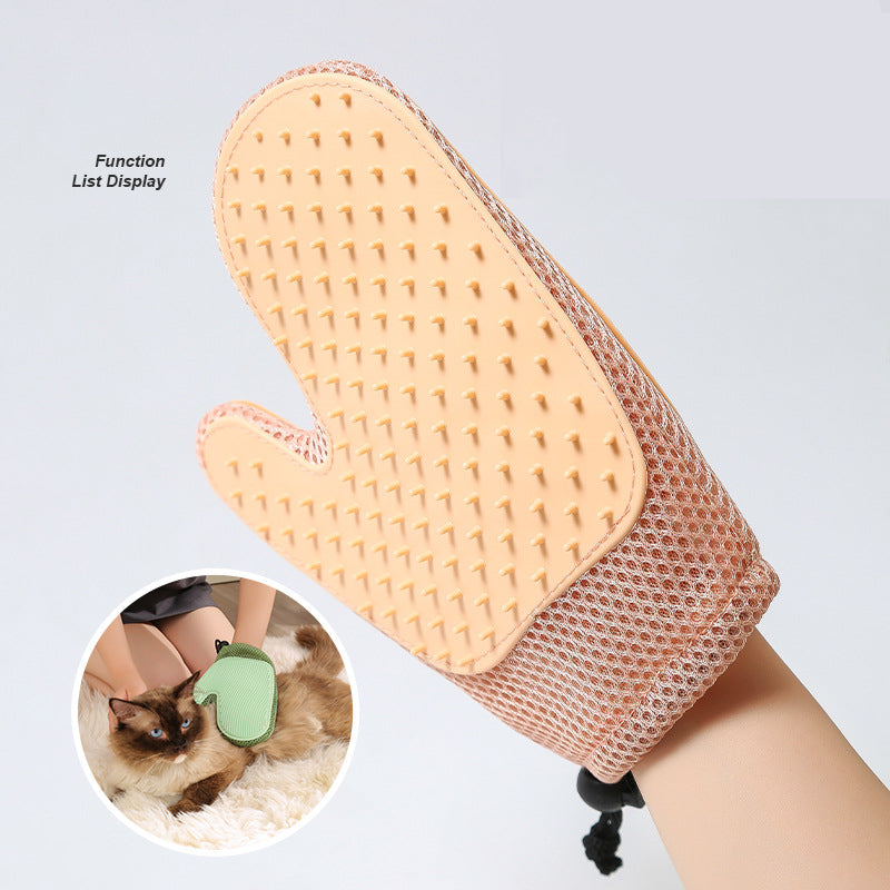 Comb 2-in-1 Floating Hair Removal Pet Gloves Pet Supplies Dog Cat Hair Remove Pets Fashion