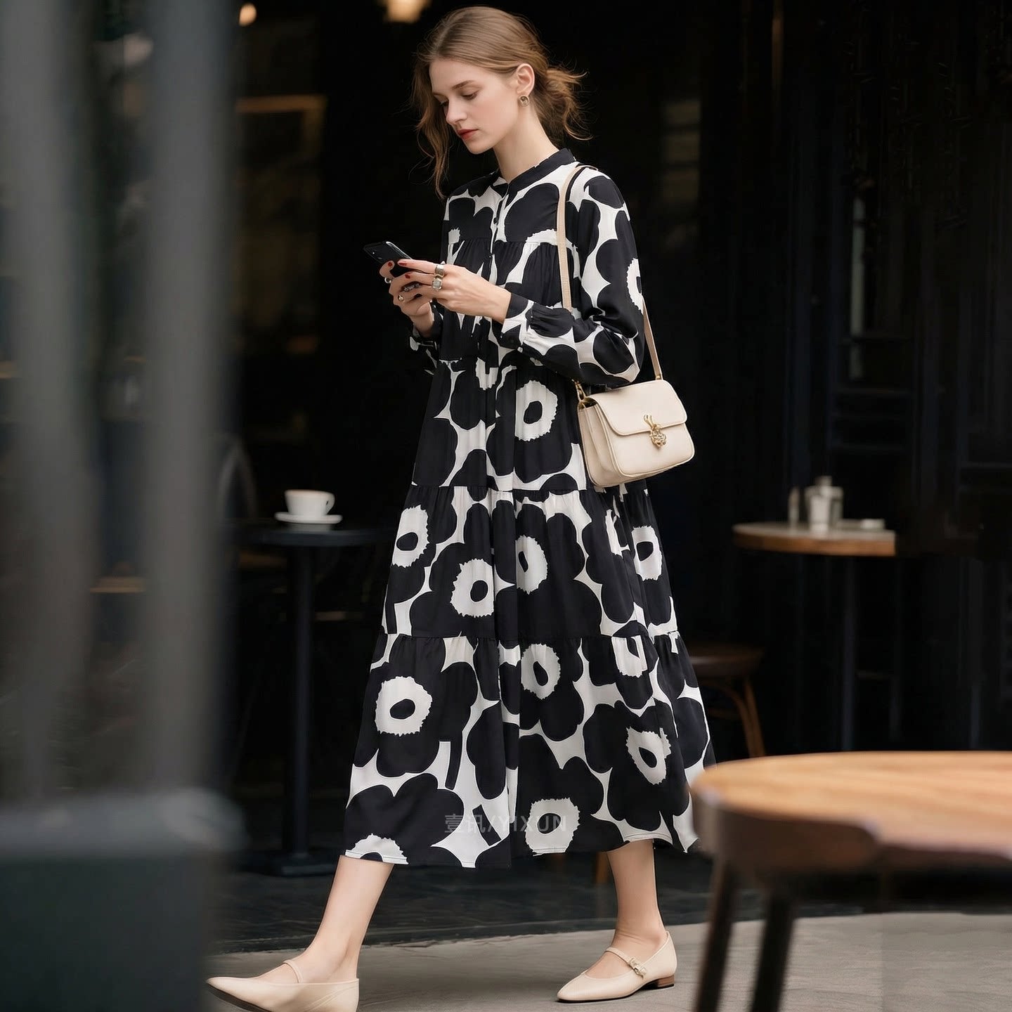 Versatile Designer-print Dress For Women NorixaFashion.com