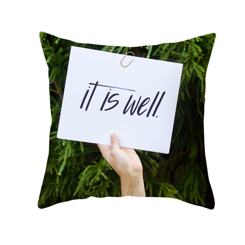 Tropical Plants Pillowcase Decor PearlNestDecor.com