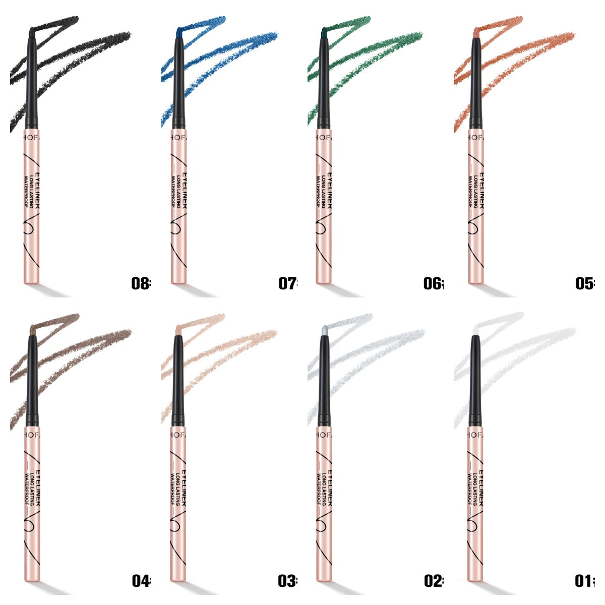 PHOFAY Waterproof Colorful Eyeliner LadyShow.Store