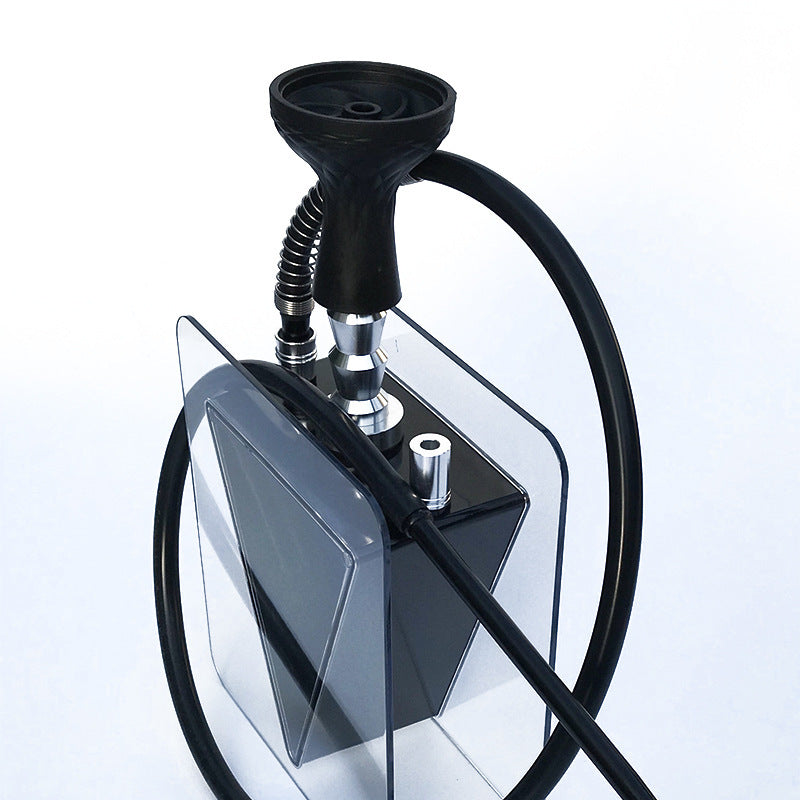 Acrylic Inverted Triangle Hookah Suit Plastic Kettle PearlNestDecor.com