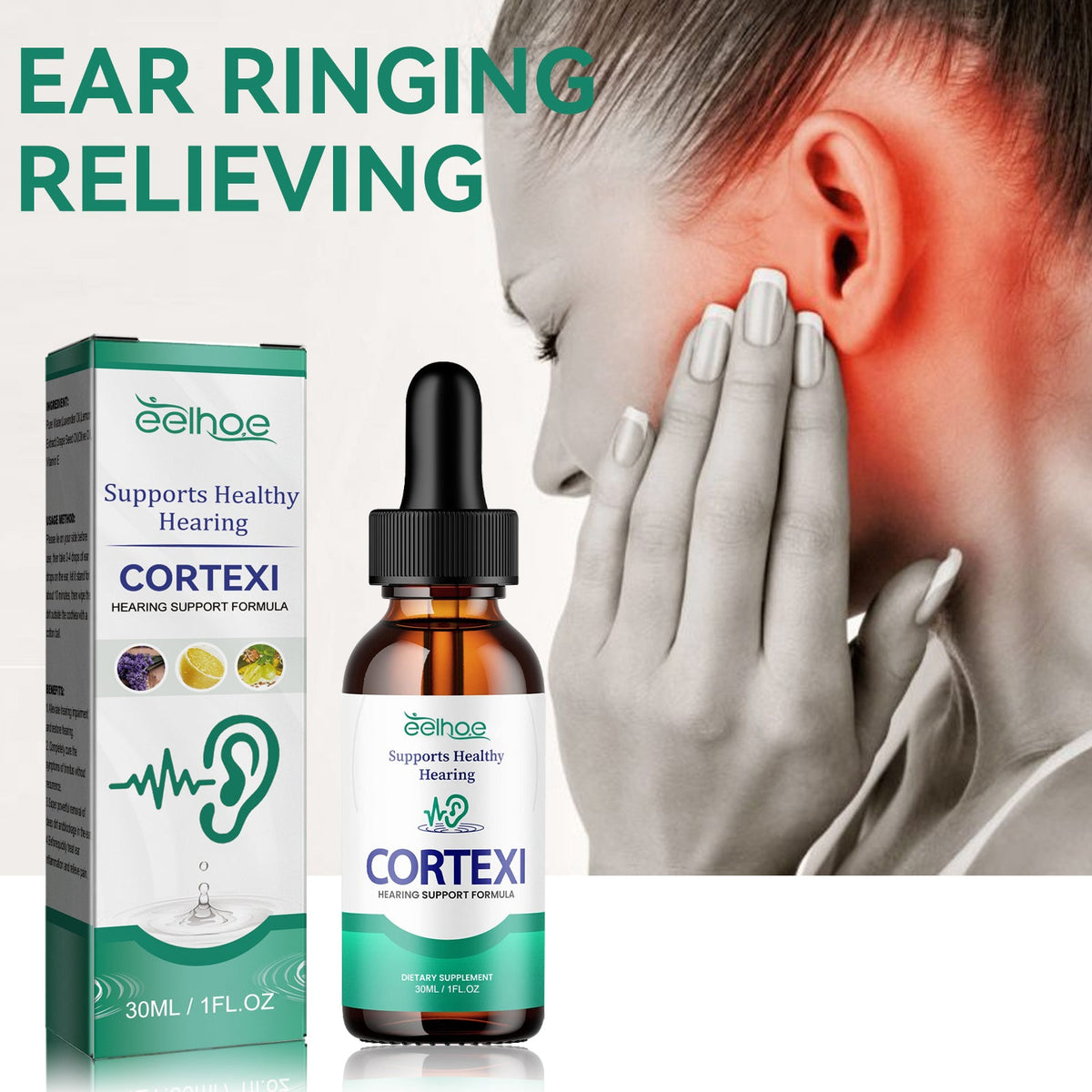 Ear Soothing Drops 30ml Per Bottle Tri Light Beauty
