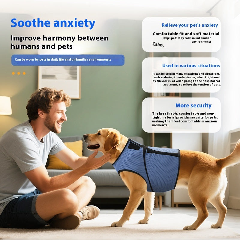 Pet Soothing Clothes Dog Summer Anxiety Relief Vest Pets Fashion