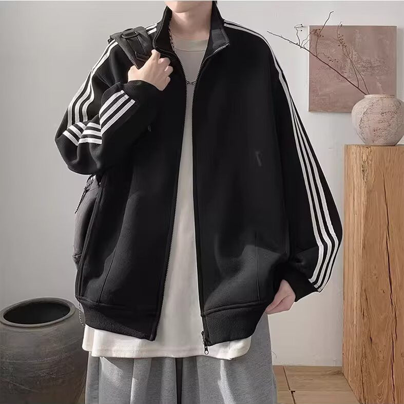 Spring And Autumn Loose Casual Sports Men's Jacket Best YouTube Store