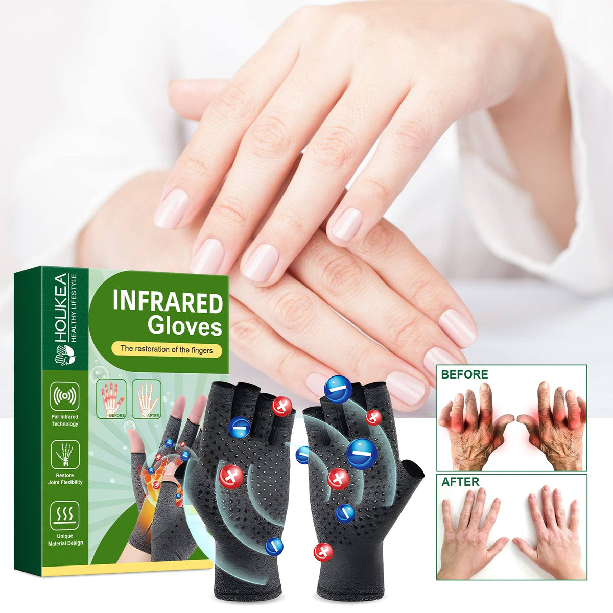 Joint Gloves 1 Pair-box Tri Light Beauty