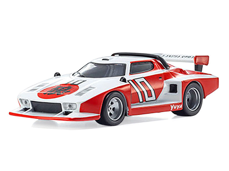 Lancia Stratos #10 White and Red "The Circuit Wolf" Manga 1/64 Diecast Model Car by Kyosho LuxuryLifeWay Online Store
