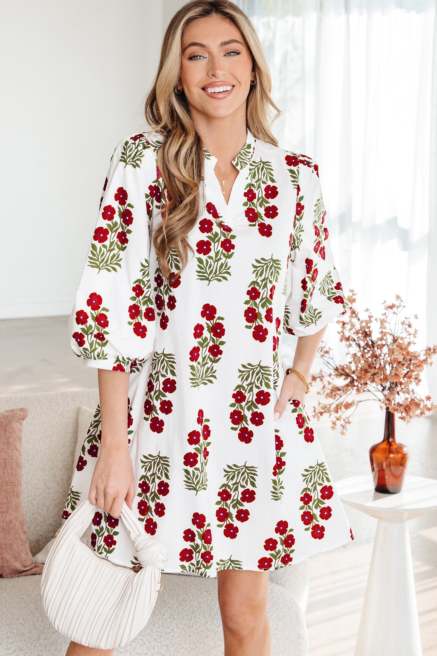 Catalina Sleeve Loose Mini Dress LuxuryLifeWay Online Store