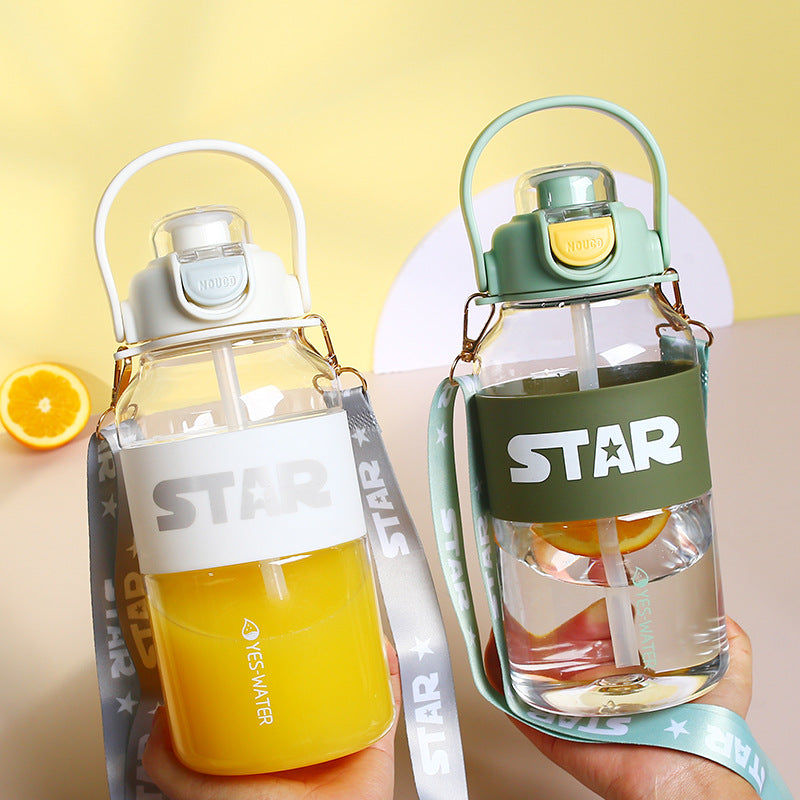 Large Capacity 1200ml Portable Outdoor Water Bottle LadyShow.Store