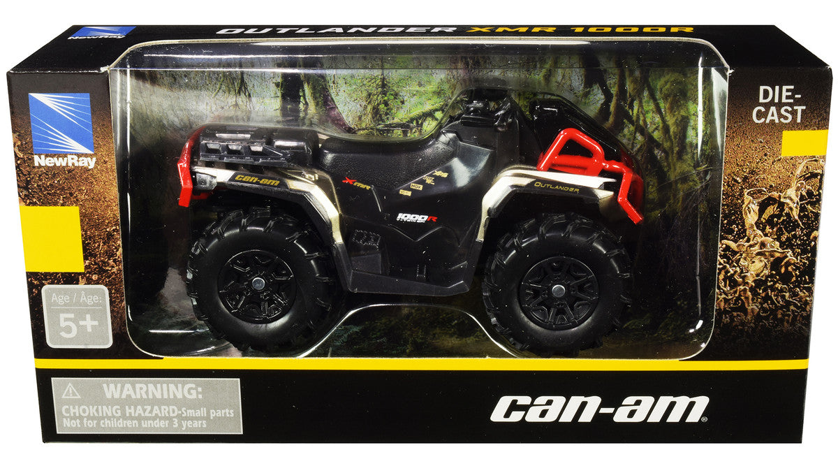 Can-Am Outlander XMR 1000R ATV Black and Gold Diecast Model by New Ray LuxuryLifeWay Online Store