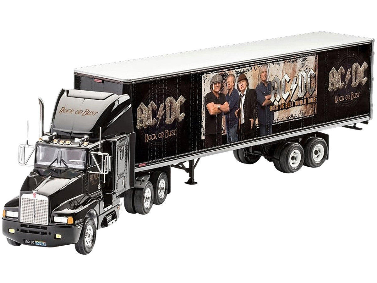 Level 3 Model Kit Kenworth Tour Truck "AC/DC Rock or Bust" 1/32 Scale Model by Revell LuxuryLifeWay Online Store