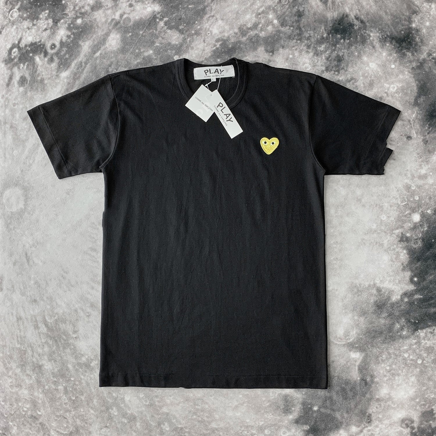 Cotton Heart Embroidered T-Shirt for Couples (Women) Pi-Mart