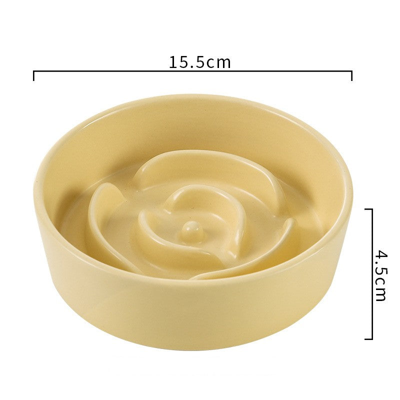 Ceramic Pet Cat And Dog Bowl Small And Medium-sized Dogs Puppy Pets Fashion