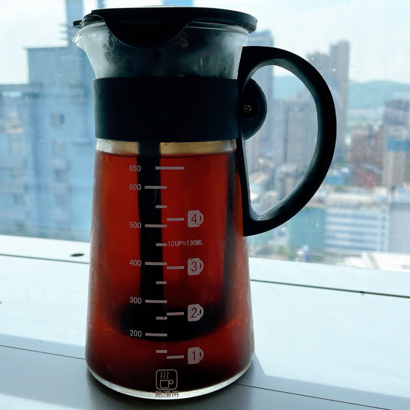 Lead Free High Borosilicate Glass Cold Water Kettle PearlNestDecor.com