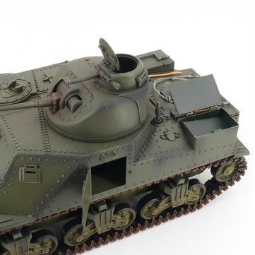 EXBONZAI 1/16 2.4ghz RC Tank RTR Hand Made Simulation Full Metal W/light & Sound 360 Degree Turret Rotation Remote Control For American M3 RC Car Vehicles Model LuxuryLifeWay Online Store