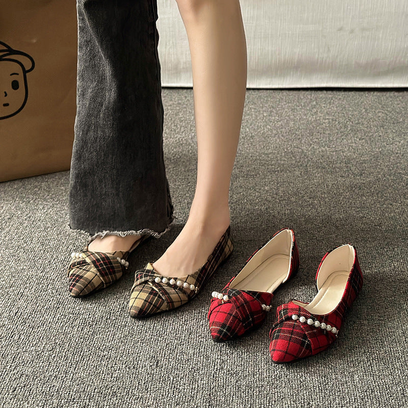 Vintage Beaded Knot Heels NorixaFashion.com