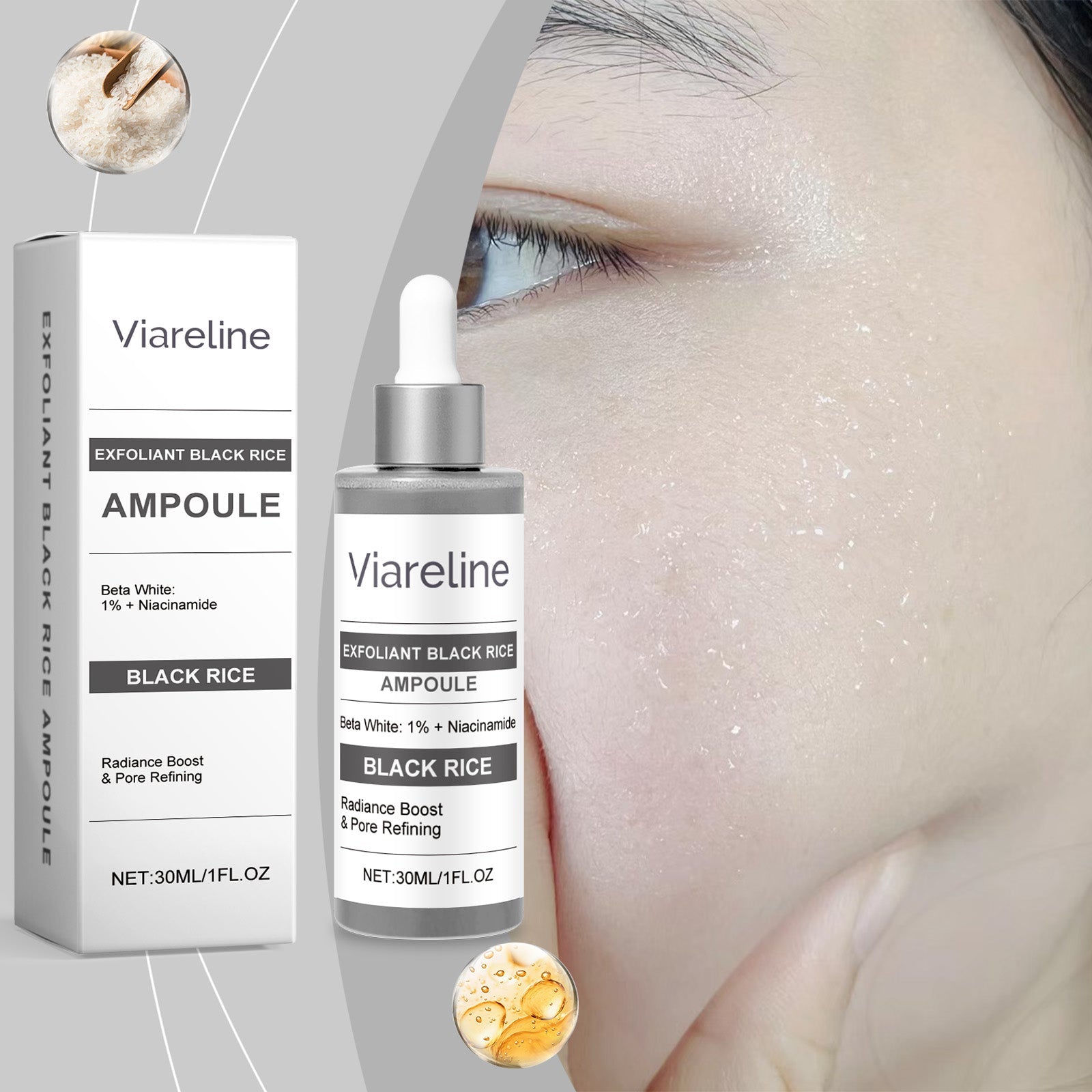 Exfoliating Black Rice 30ml Tri Light Beauty