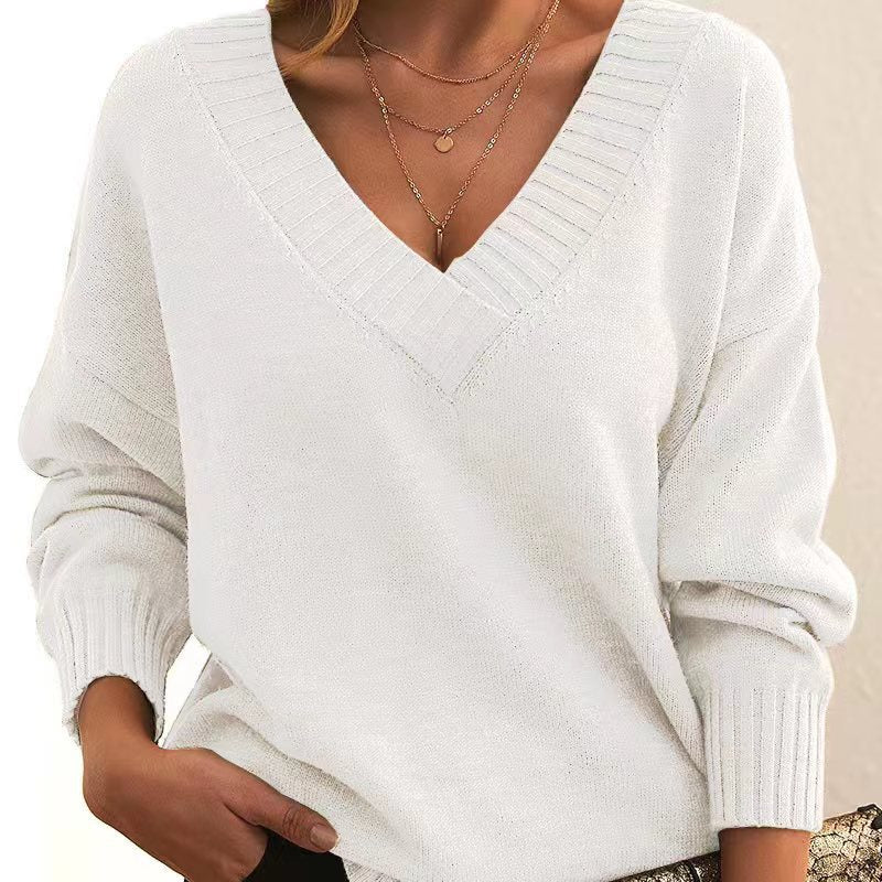 Women's Fashion Casual Versatile Knit Shirt NorixaFashion.com