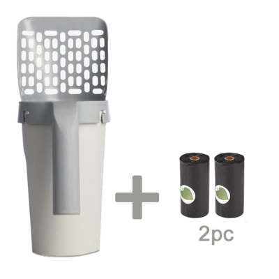 Large Capacity Toilet Bucket Portable Removable And Washable Integrated Cat Litter Scoop Pets Fashion