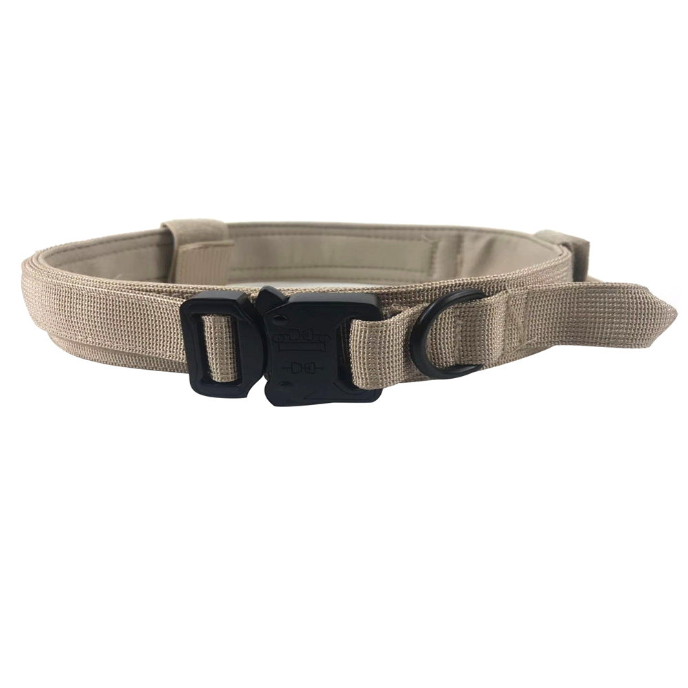 Pet Tactical Dog Collar And Leash Set, Adjustable Military Nylon Dog Collar Pets Fashion