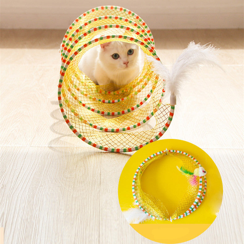 Foldable Storage Of Cat Tunnel Toys Pets Fashion