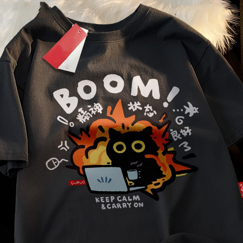 Cartoon Cotton T-Shirt Pi-Mart
