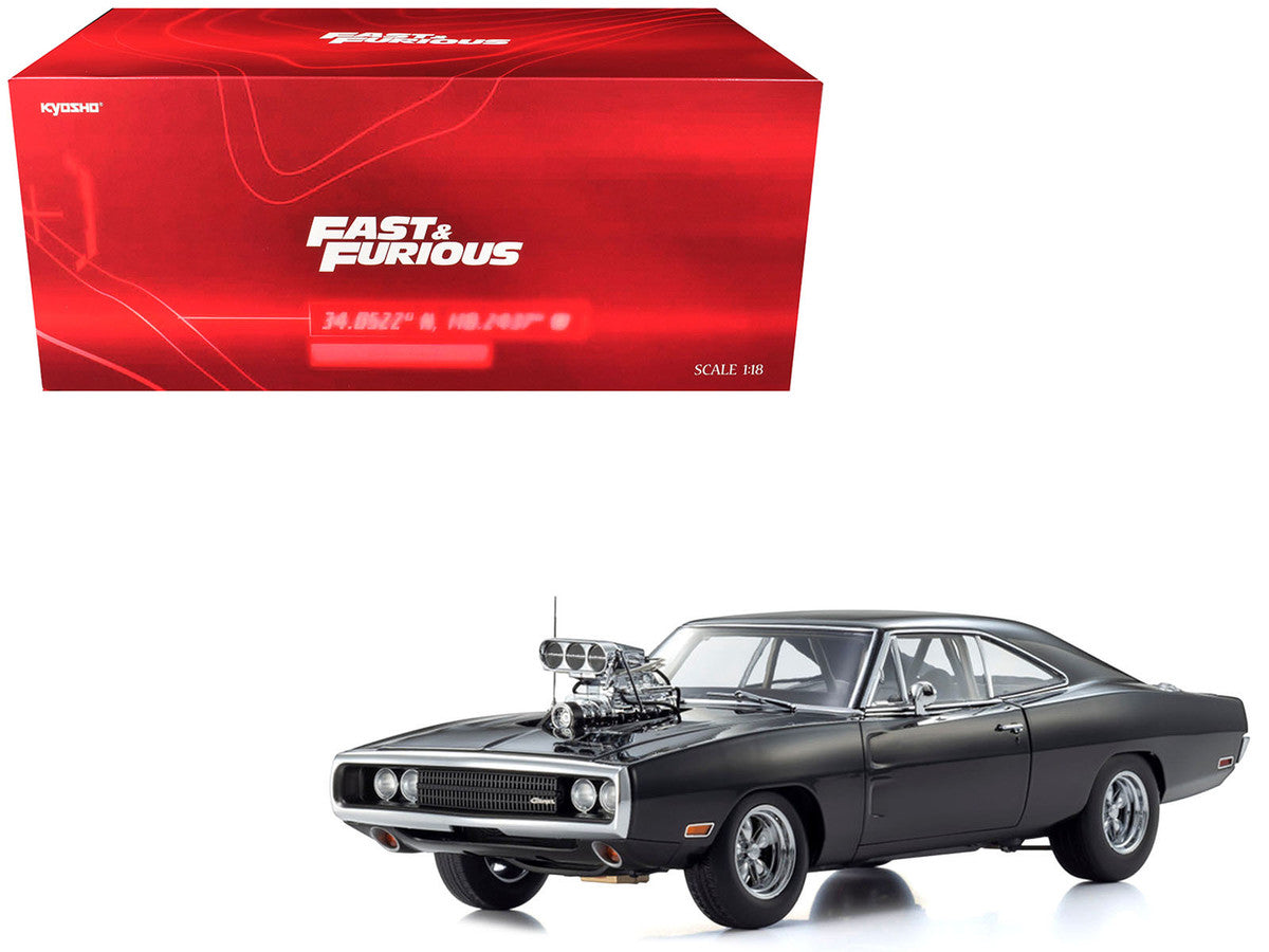 Dodge Charger R/T Black "The Fast and the Furious" (2001) Movie 1/18 Diecast Model Car by Kyosho LuxuryLifeWay Online Store