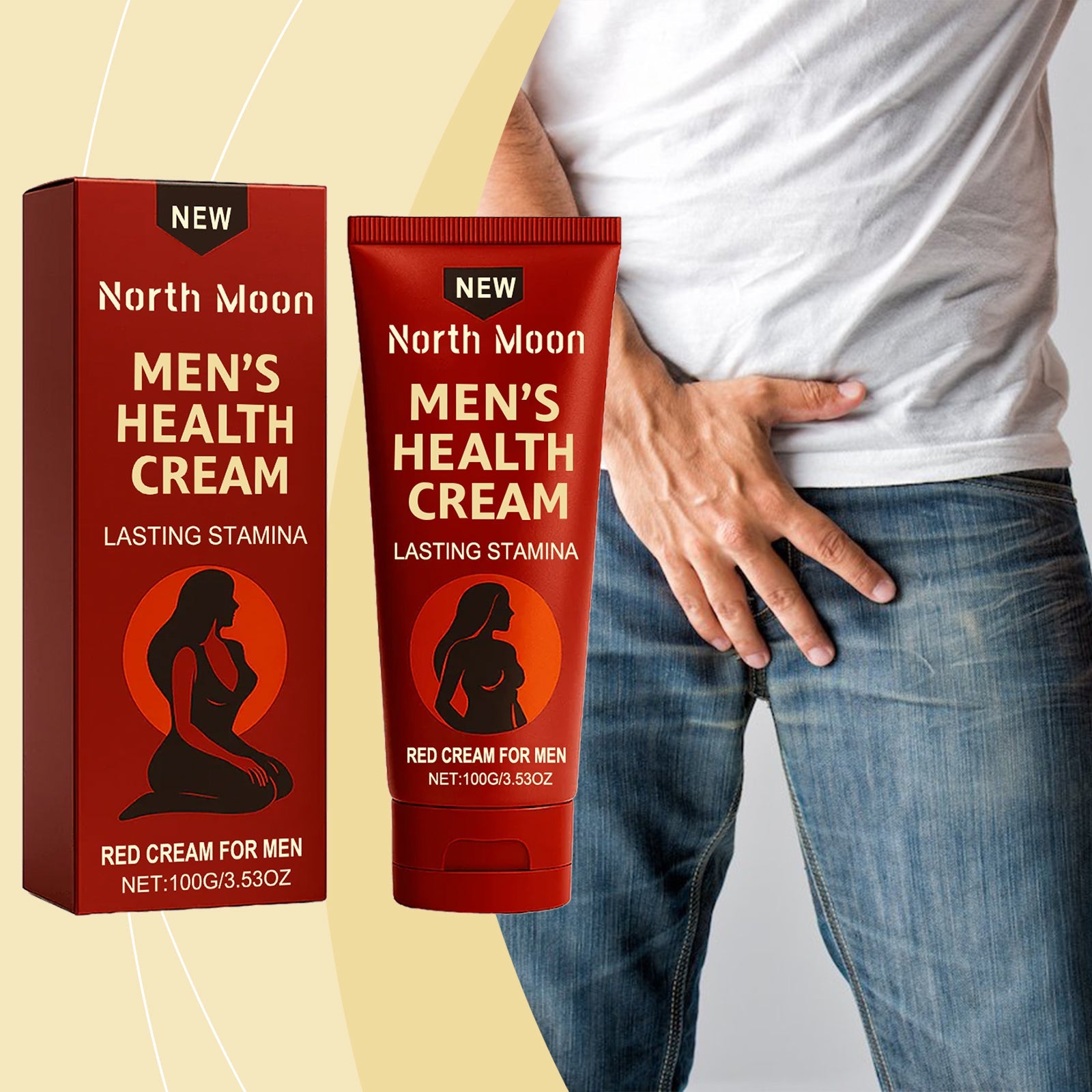North Moon Men's Care Cream Tri Light Beauty