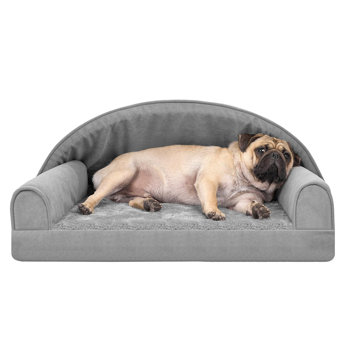 OneTigris Dog Bed Medium Size Dog with Cover Memory Foam Sofa Dog Bed with Pillows Waterproof Soft Cushioned Bed Non-Slip and Egg-Crate Foam Washable Removable Cover Best YouTube Store