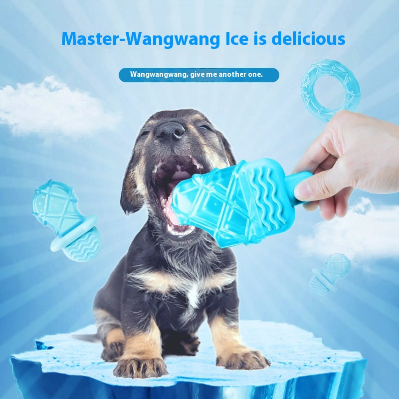 Dog Ice Sucker Cooling Water Injection Ice Candy Molar Toy Pets Fashion