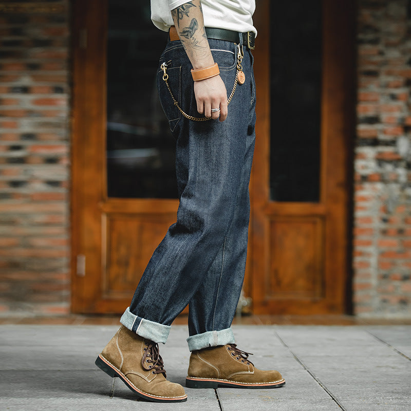 Vintage Chieryuan Straight Denim Jeans Pi-Mart