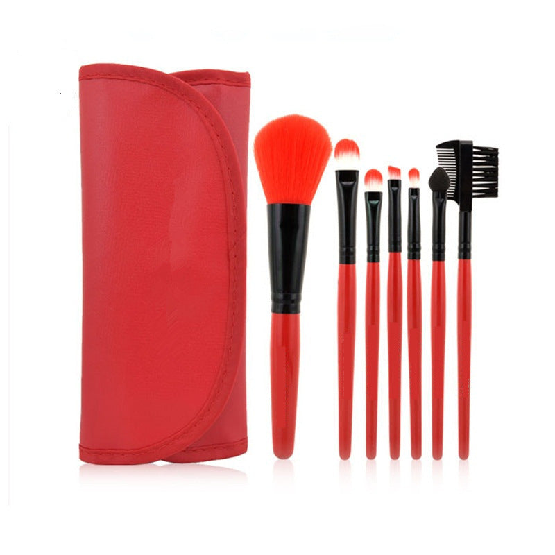 7-Piece Makeup Brush Set with Premium Brush Bag LadyShow.Store