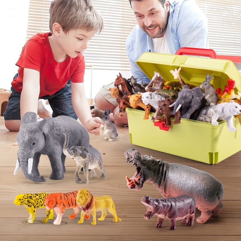 Simulation Of Animal Toy Model Sets