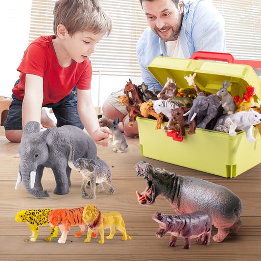 Simulation Of Animal Toy Model Sets