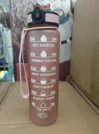 Gradient Color Sports Water Bottle LadyShow.Store