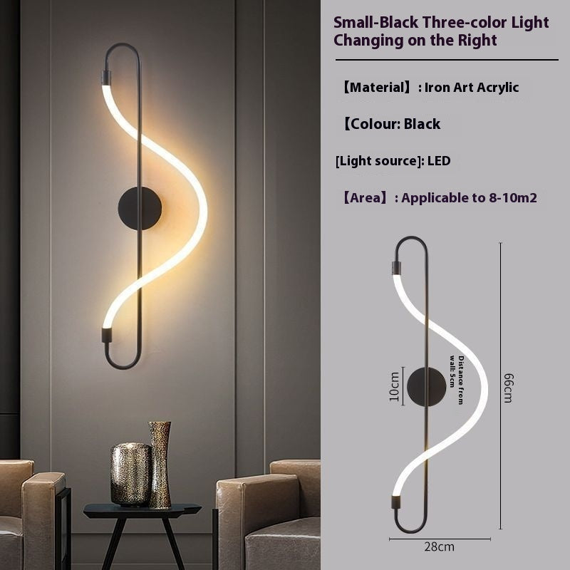 Living Room Background Bedroom Bedside Creative Wall Lamp PearlNestDecor.com