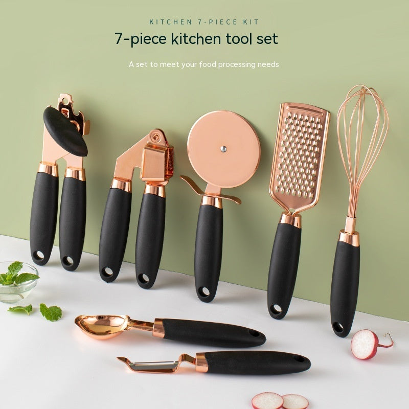 Copper Kitchen Peeler Set PearlNestDecor.com