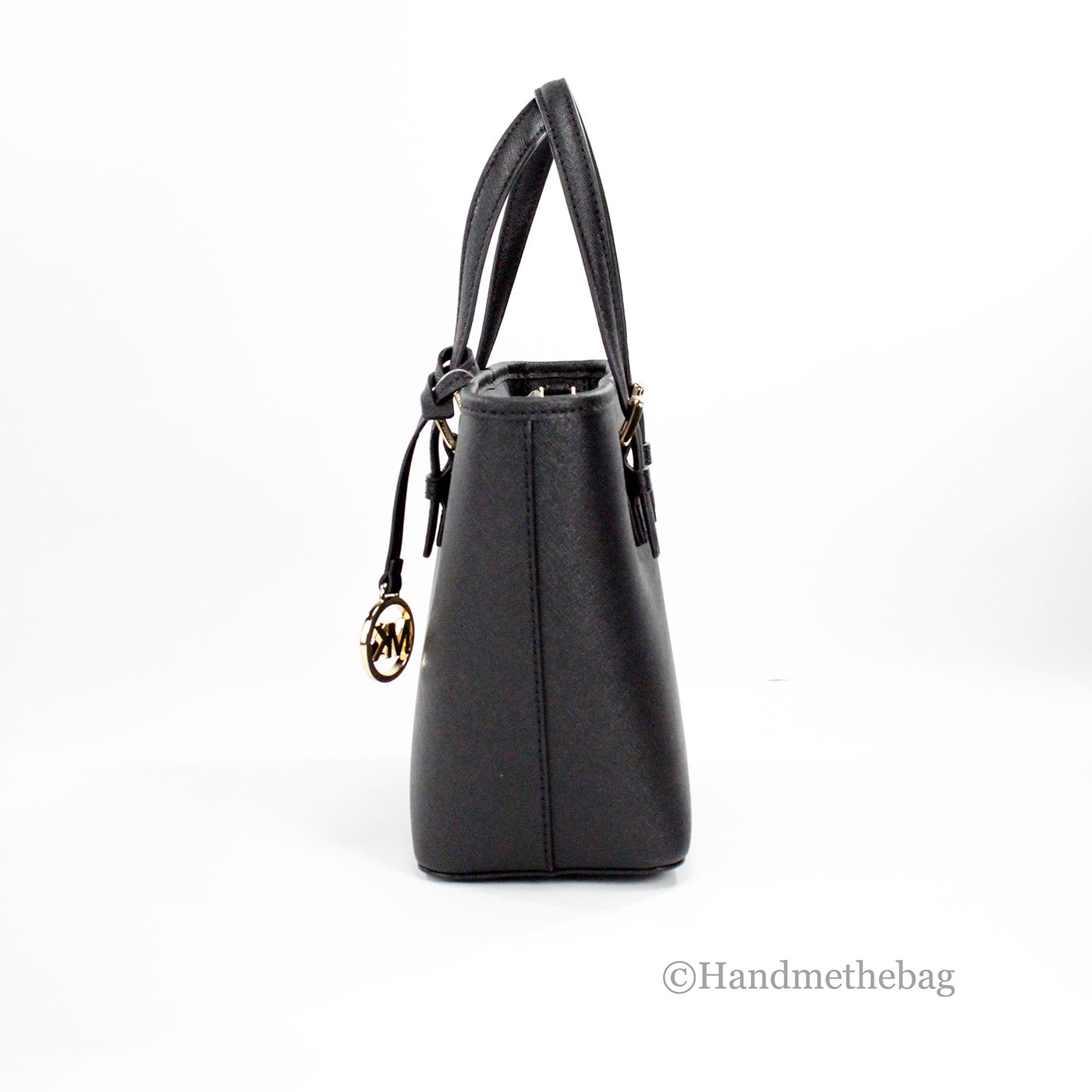 Michael Kors XS Black Carryall Tote Convertible Bag LadyShow.Store