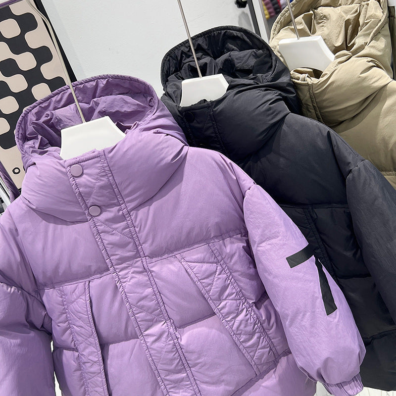 Children's Thickened Down Jacket with Hood for Winter Pi-Mart